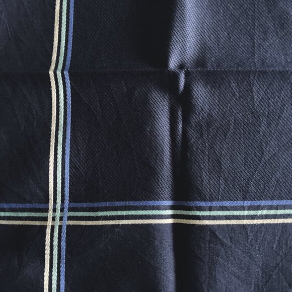 Vintage Burberry Cotton Scarf– NWT – Embroidered Logo - Picture 7 of 8